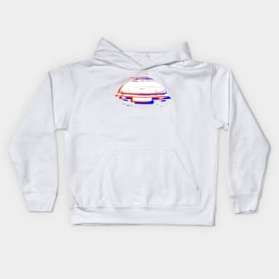 Triumph TR7 British classic car monoblock red white blue Kids Hoodie